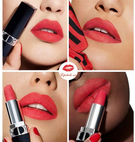 dior rouge matte 771|999 Dior red.